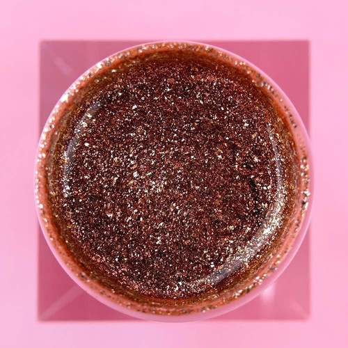 Glitter gel LUNA Platinum №03 for design bronze with glitter 5 ml (804-2937) - Фото №2