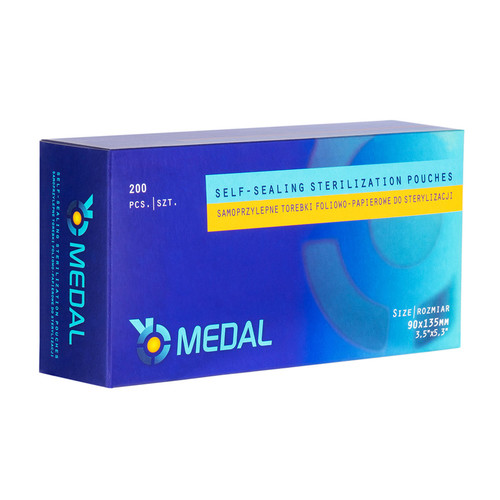 Пакеты для стерилизации в автоклав MEDAL 90x135 мм (200 шт.)