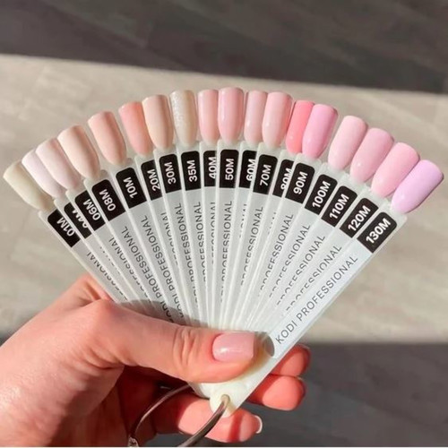 Gel polish KODI № M 70 light beige pink 7 ml - Фото №2