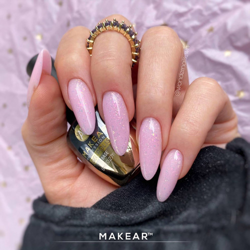 MAKEAR Sparkling Rubber Base SRB03 Andromeda 8 ml - Фото №3