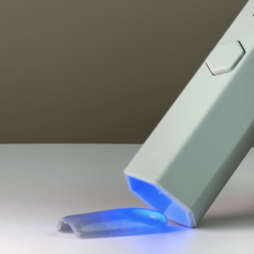 LED-Taschenlampe für Ober- und Unterformen NAILSOFTHEDAY Nagellampe weiß - Фото №3