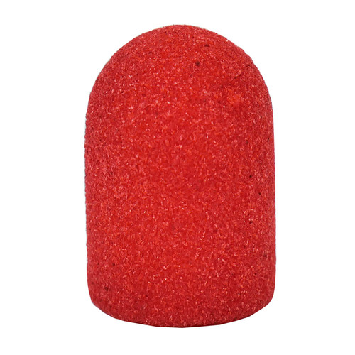 Pedicure cap TUFI profi PREMIUM red 120 grit 16 mm (0243470) - Фото №1
