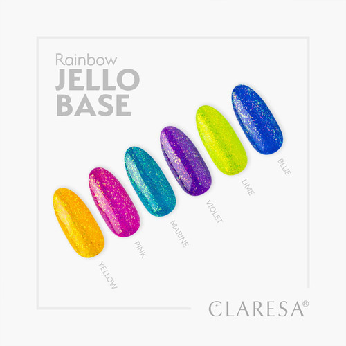 CLARESA RAINBOW JELLO BASE Violet 5 g - Фото №4