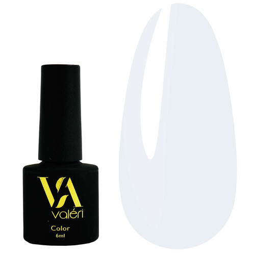 Gel polish VALERI Color №021 white 6 ml (VA21) - Фото №1