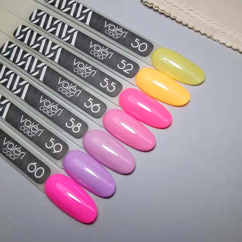 Gel polish VALERI Color № 60 pink flamingo 6 ml (VA60) - Фото №3
