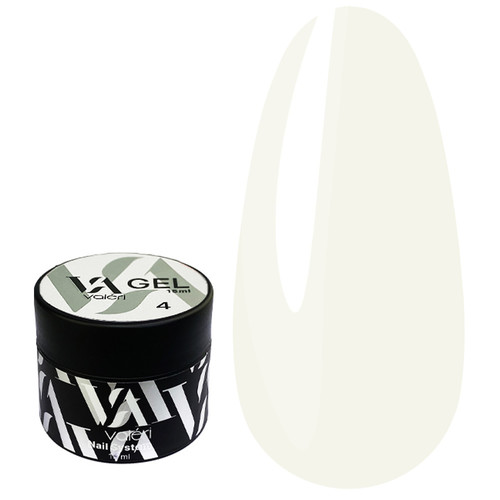 Gel for extension VALERI Builder Gel №04 Milk 15 ml (VBG-004) - Фото №1