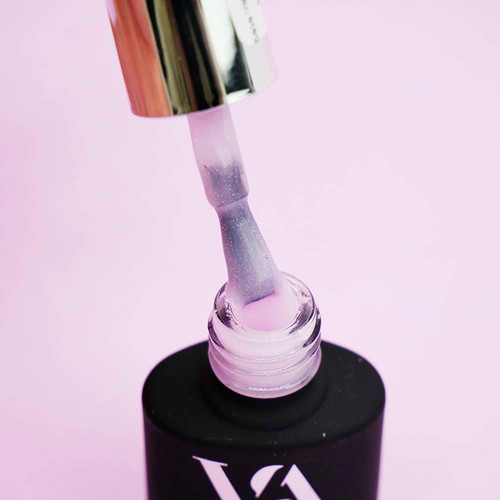 Base VALERI Opal № 52 soft pink with micro-shine 12 ml (VFB12-52) - Фото №2