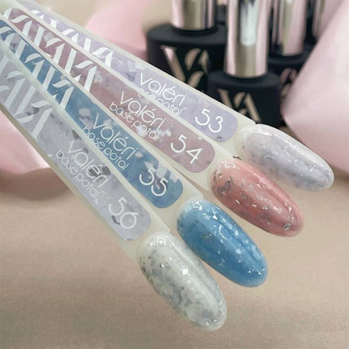 VALERI Potal Base №55 blue with silver leaf 6 ml (VFB6-55) - Фото №3