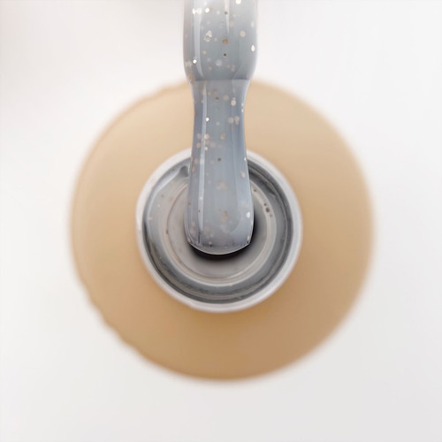 DARK PRO base Shine 05 milky with silver glitter 15 ml - Фото №2