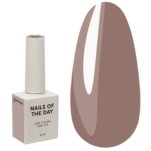 NAILSOFTHEDAY Base Cover NEW Formula Nr. 07 latte 10 ml - Фото №1