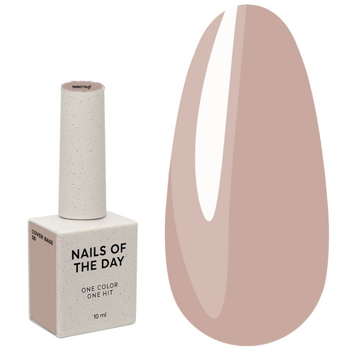 Base NAILSOFTHEDAY Cover NEW Formula №08 cappuccino 10 ml - Фото №1