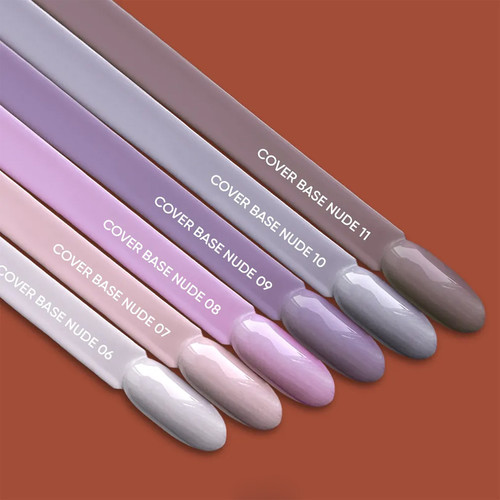 Base NAILSOFTHEDAY Cover base nude 09 violet 10 ml - Фото №2