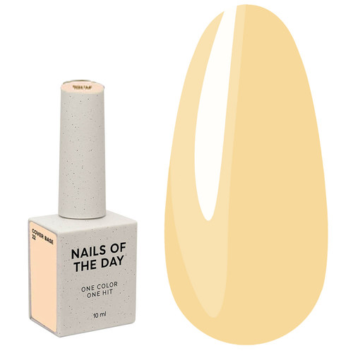Base NAILSOFTHEDAY Cover NEW Formula № 22 tender peach 10 ml - Фото №1