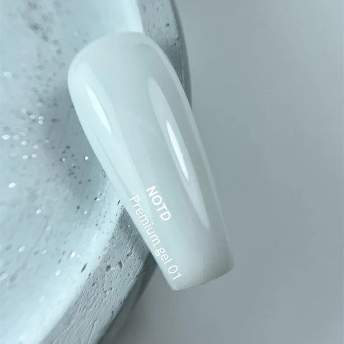 Builder gel NAILSOFTHEDAY Premium gel 01 milky 30 ml - Фото №3
