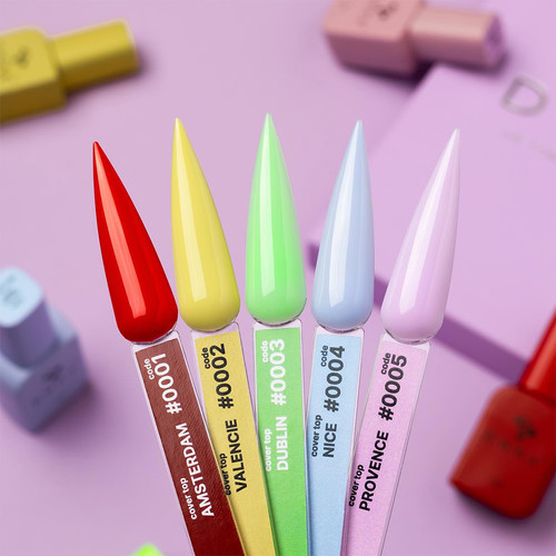 Top DNKa COVER Top №0001 Amsterdam ohne Klebeschicht rot 12 ml (CTD0001) - Фото №2