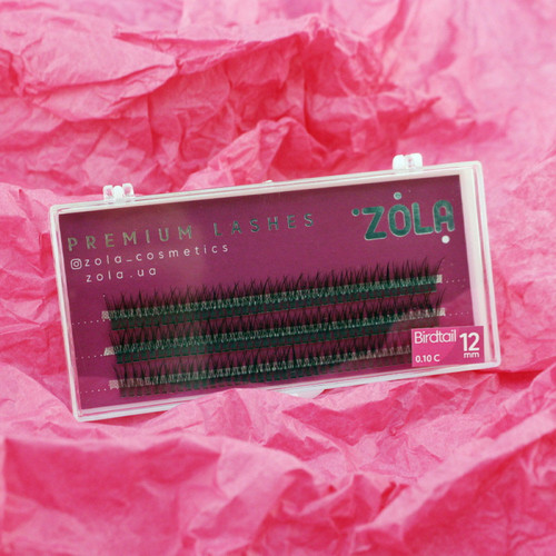 ZOLA Wimpern Birdtail Bündel 12 mm - Фото №2