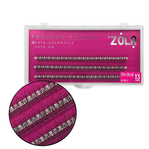 ZOLA Wimpern Birdtail Bündel 13 mm - Фото №1
