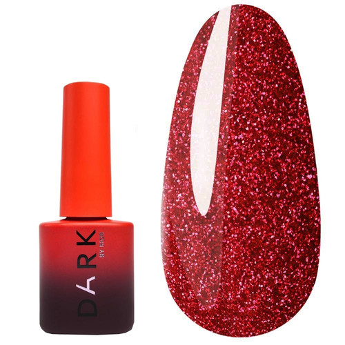 Гель-лак DARK Flash 06 темно-красный светоотражающий 10 мл