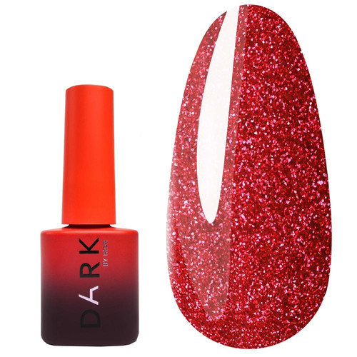 Гель-лак DARK Flash 07 красный светоотражающий 10 мл