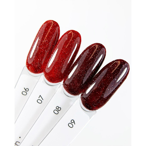 Gel polish DARK Flash 09 wine reflective 10 ml - Фото №3
