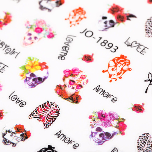 Nail stickers thin self-adhesive Halloween JO-1893 - Фото №2