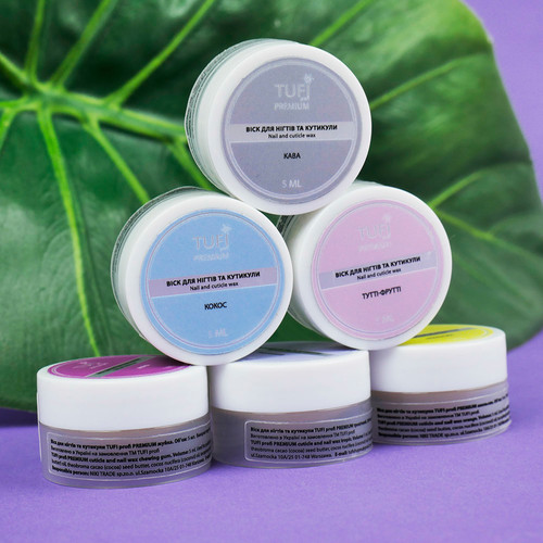 Nail and cuticle wax TUFI profi PREMIUM coffee 5 ml (0313665) - Фото №3