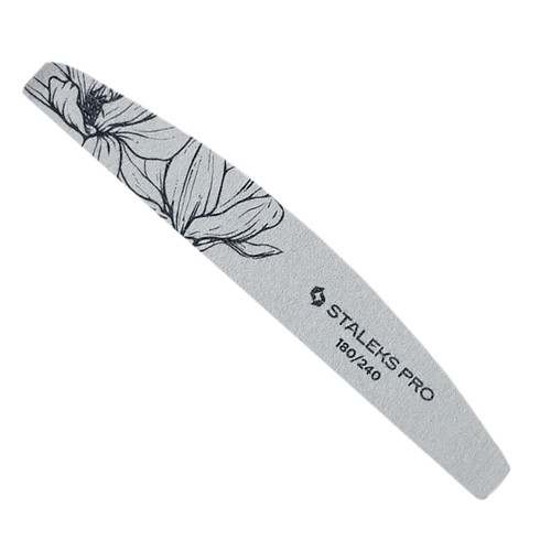 Пилка полумесяц минеральная для ногтей EXPERT 40 180/240 грит 25 шт (NFE-40-180/240-25) - Фото №1