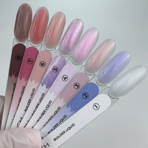 Gel für Extensions Touch Builder Flüssigkeit Nr. 02 Lavendel 15 ml - Фото №5