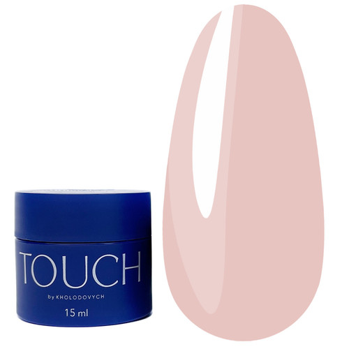 Gel für Extensions Touch Builder Flüssigkeit 03 Beige-Rosa 15 ml - Фото №1