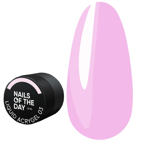 Flüssiges Acrygel NAILSOFTHEDAY Flüssiges Acrygel 03 zartrosa 15 ml - Фото №1