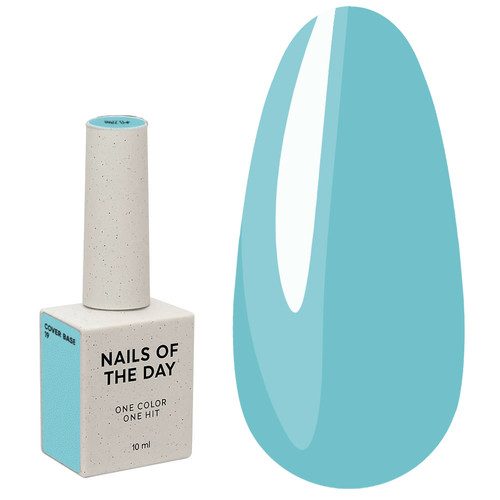 NAILSOFTHEDAY Base Cover NEW Formula 19 hellblau 10 ml - Фото №1