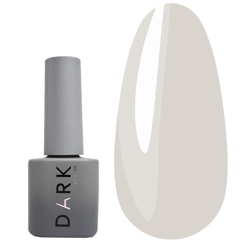 Gel polish DARK New collection 132 light gray 6 ml - Фото №1