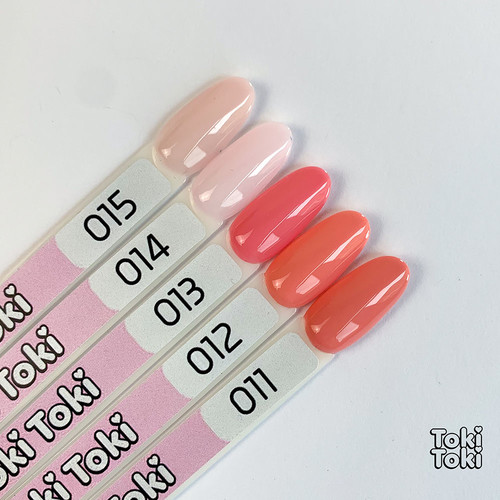 Gel polish Toki-Toki № 011 brown-peach 5 ml - Фото №3