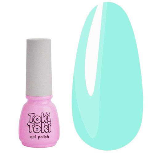 Gel polish Toki-Toki № 082 turquoise 5 ml - Фото №1