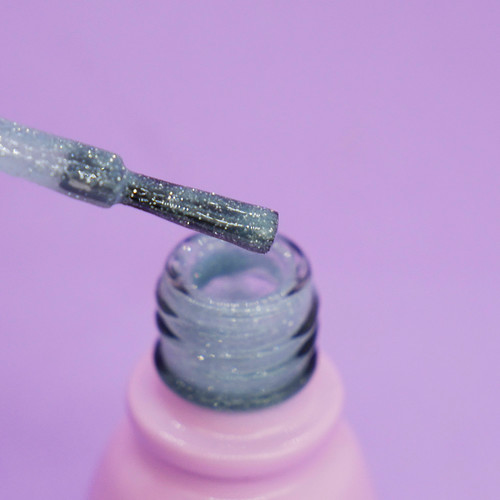 Gel polish Toki-Toki Cosmo № 09 pale blue reflective 5 ml - Фото №2