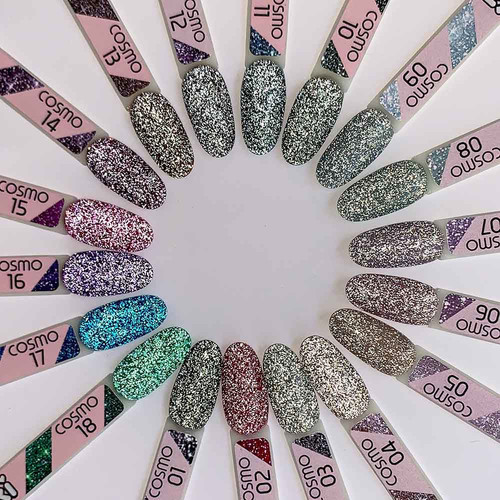 Gel polish Toki-Toki Cosmo № 12 dark violet reflective 5 ml - Фото №4