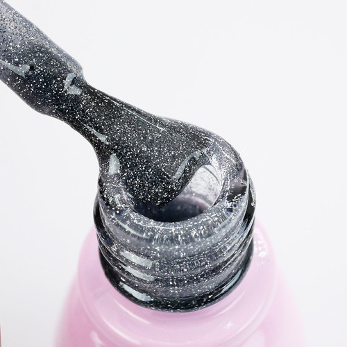 Gel polish Toki-Toki Cosmo № 19 gray reflective 5 ml - Фото №2