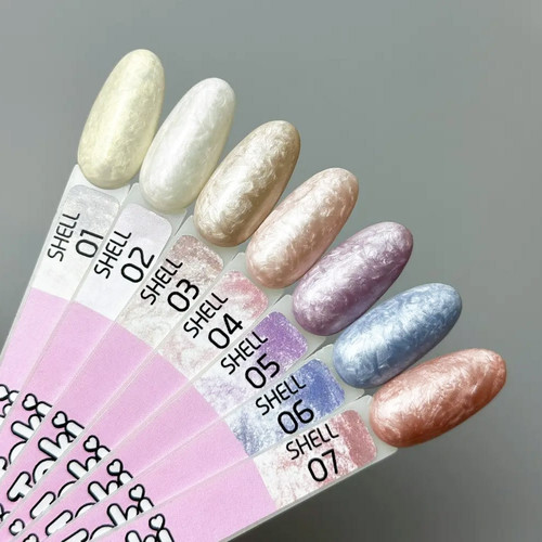 Gel polish Toki-Toki Shell SH04 pearl beige 5 ml - Фото №4