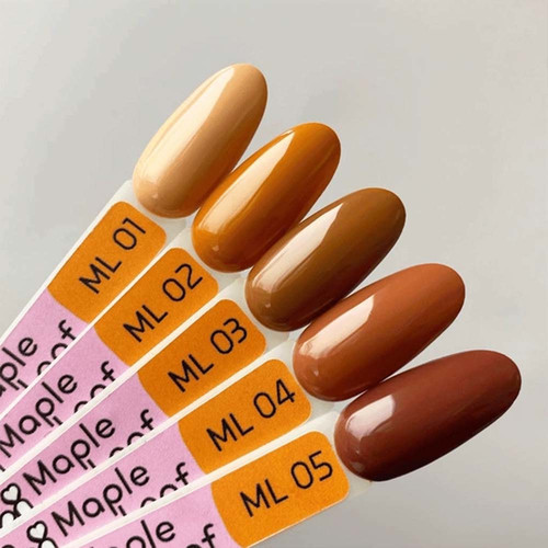 Gel polish Toki-Toki Maple Leaf ML01 warm sunny beige 5 ml - Фото №3