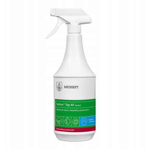 Spray zur Desinfektion von Oberflächen Medisept VELOX TOP AF geruchsneutral 1 l