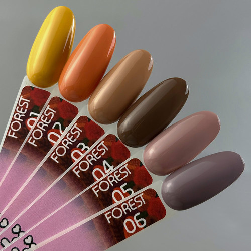 Gel polish Toki-Toki Forest FS01 mustard 5 ml - Фото №3