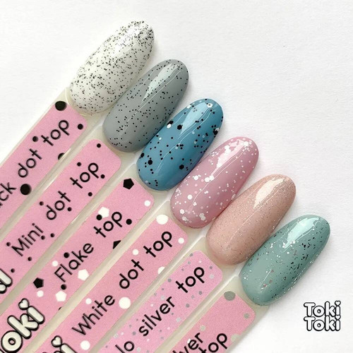 Топ Toki-Toki White Dot Top No wipe 5 мл - Фото №4