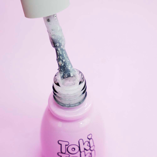 Base Toki-Toki Potal 004 white with silver leaf 5 ml - Фото №2