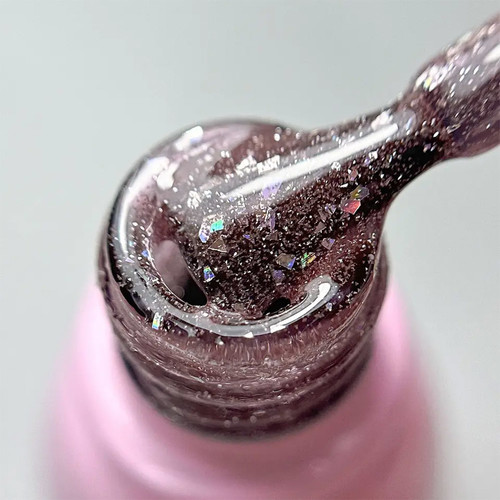 Base reflective Toki-Toki Quartz Base QR02 cold peach with foil 5 ml - Фото №2