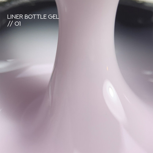 SILLER BOTTLE Liner Gel №01 light pink 15 ml (NF-00018409) (jar) - Фото №2