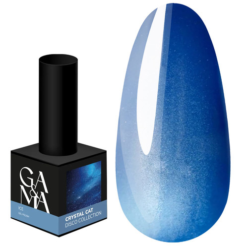 Gel polish GA&MA Crystal Cat Ice blue 10 ml (7703025) - Фото №1