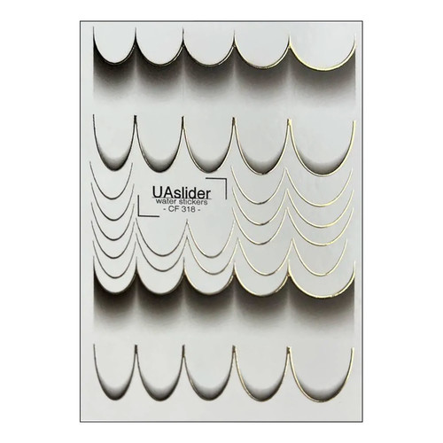 Slider design UAslider french ombre black CF №318 - Фото №1