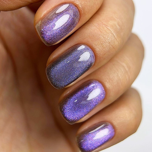 Гель-лак Dark Cat Eye 19 сине-фиолетовый 6 мл - Фото №3