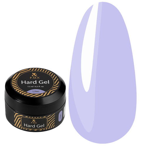 Гель F.O.X Hard gel Lilac 15 мл - Фото №1