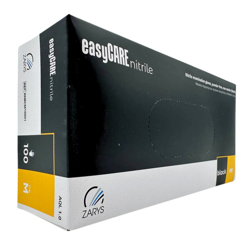 Diagnosehandschuhe ZARYS EasyCARE Nitril puderfrei schwarz Größe M 100 Stk - Фото №2